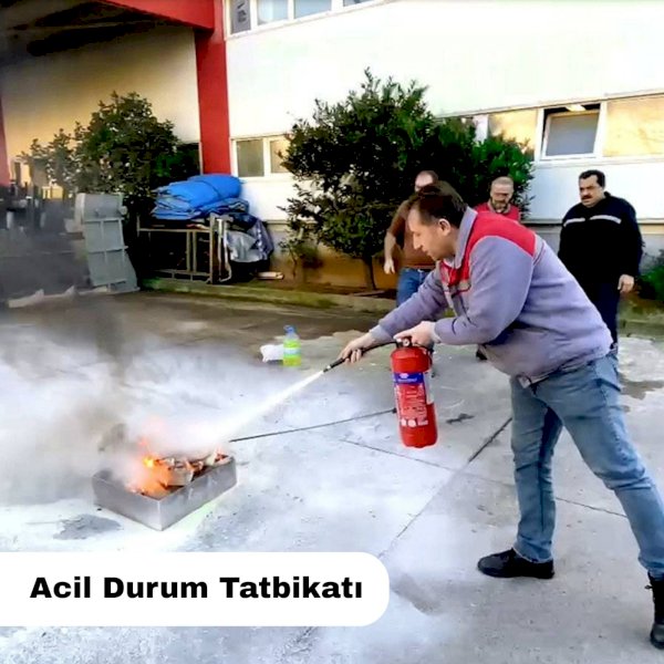 Acil Durum Tatbikatı Gerçekleştirildi